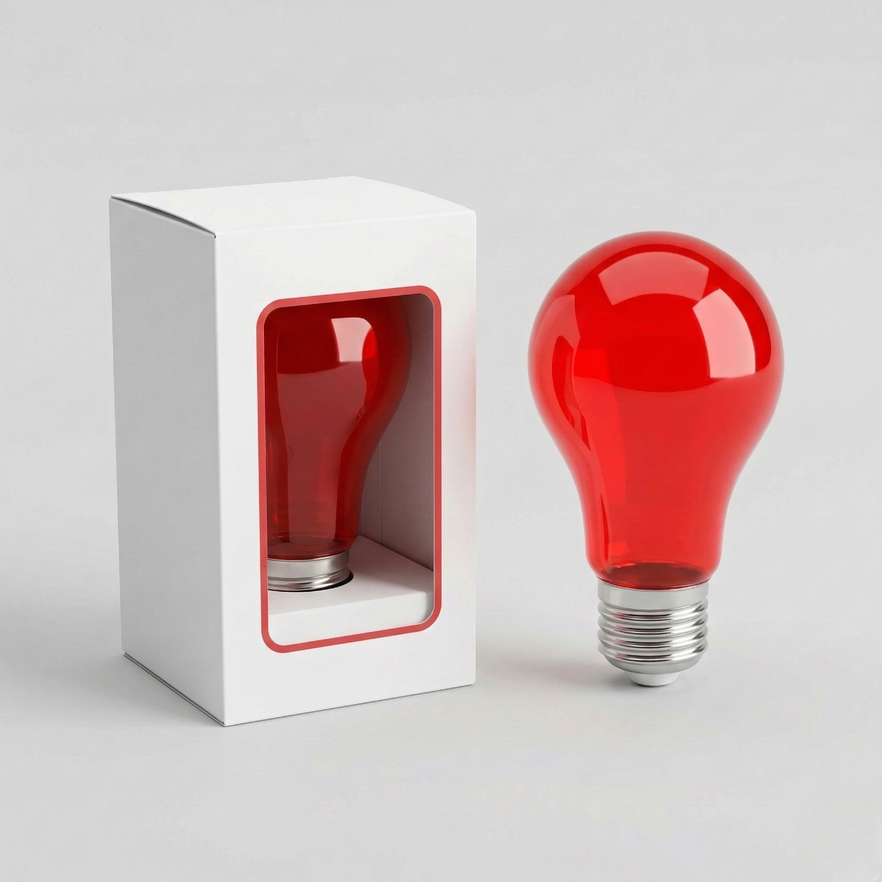 BOMBILLA A60 ROJA 2.5w E-27