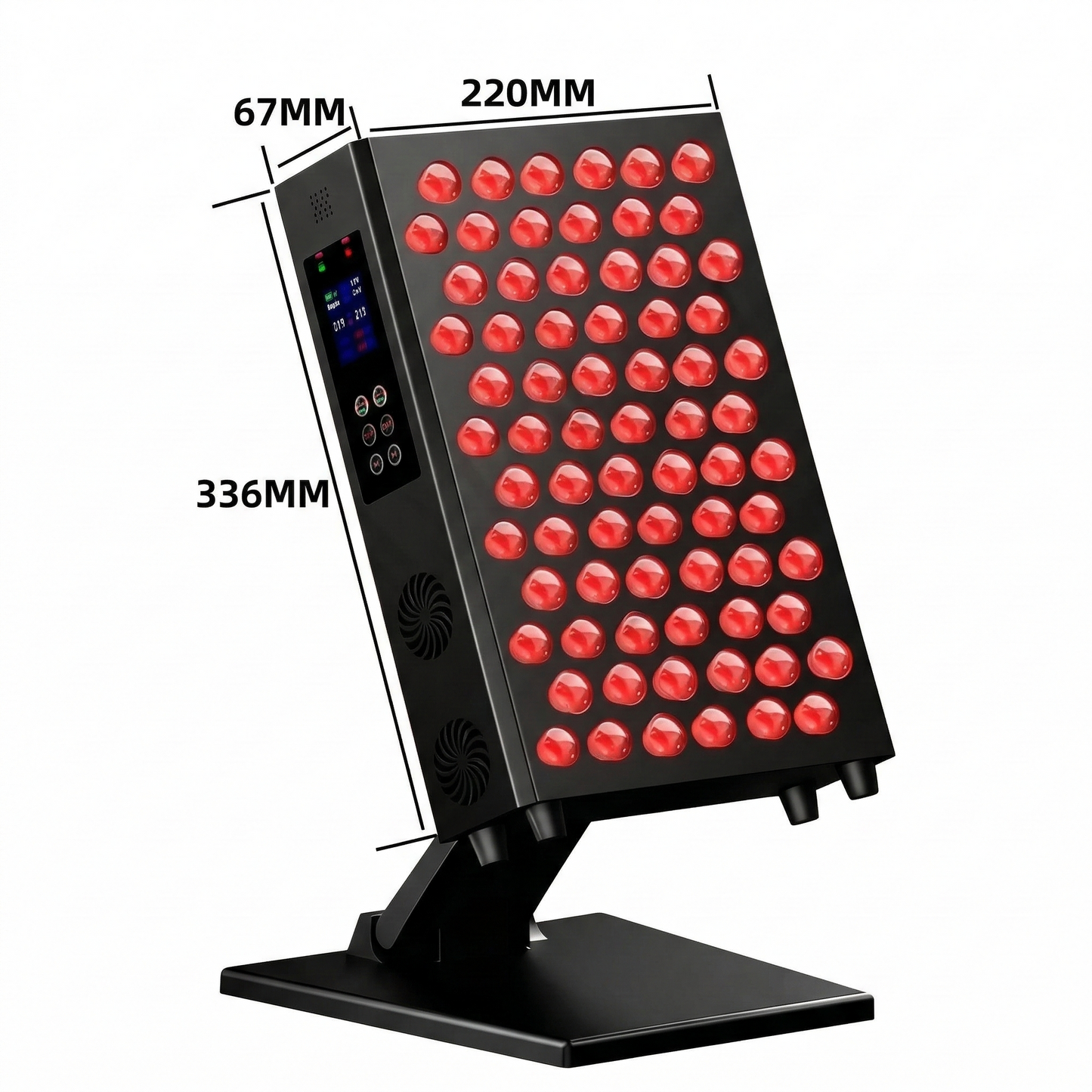 PANEL LED LUZ ROJA 660nm a 850nm | 33,6x22cm