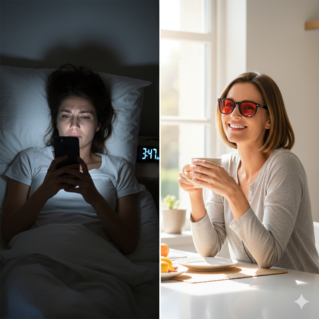 Night Restoration Blue Blocking Glasses